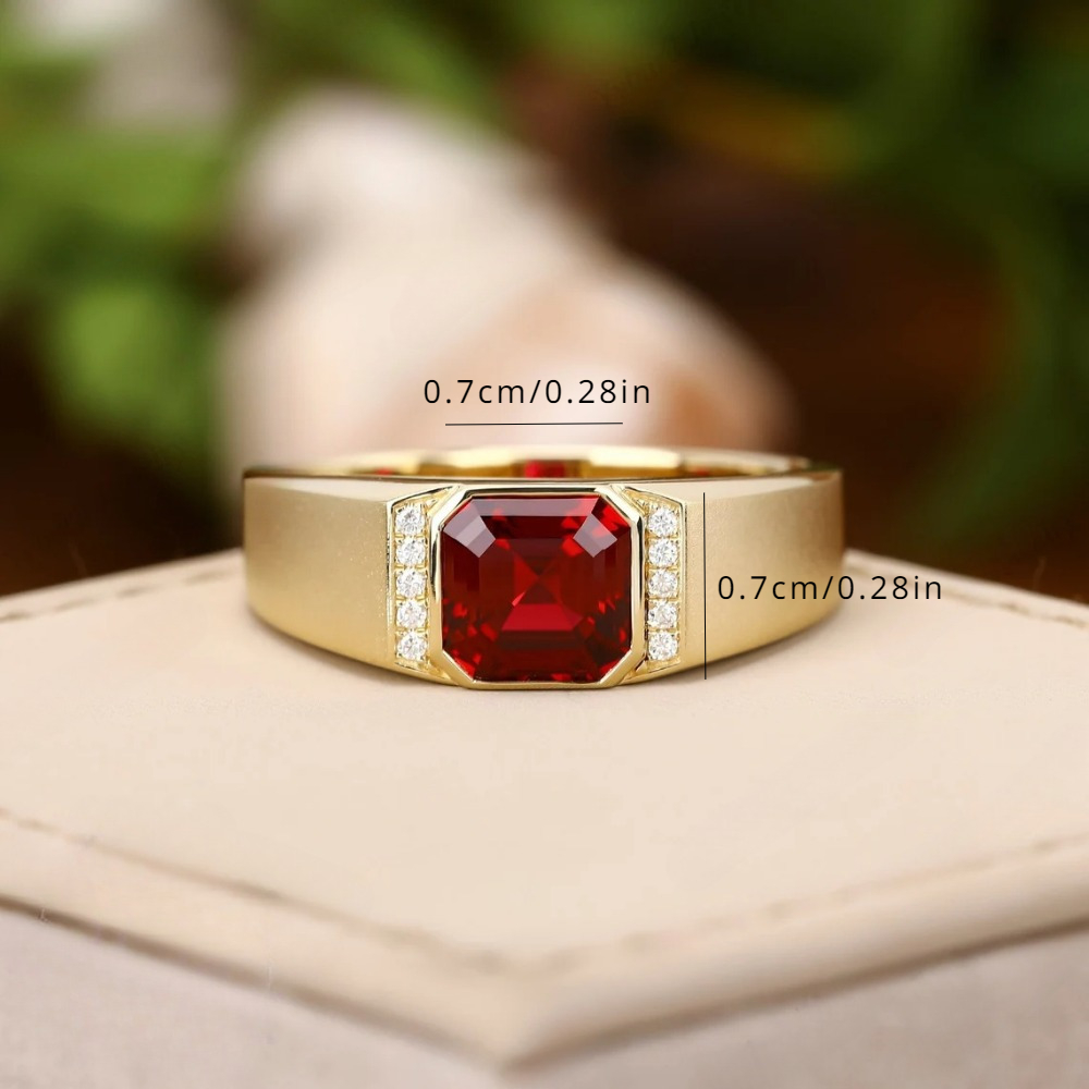 Geometric Wide Band Ring Silvery Plated